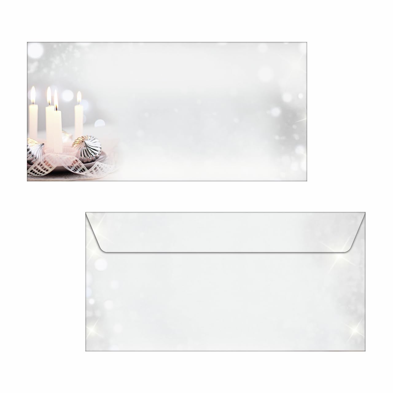 SIGEL DU178 Christmas envelopes "Christmas Silence", DL, without window, 90 gsm, 50 Pieces