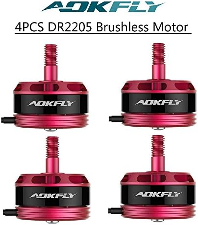 4pcs DR2205 2500KV FPV Brushless Motor 2CW 2CCW and 4pcs 5045 3-Blade Props &amp; 2-4S Lipo Racing Edition for QAV210 X220 QAV250 FPV Racing Quadcopter Drone