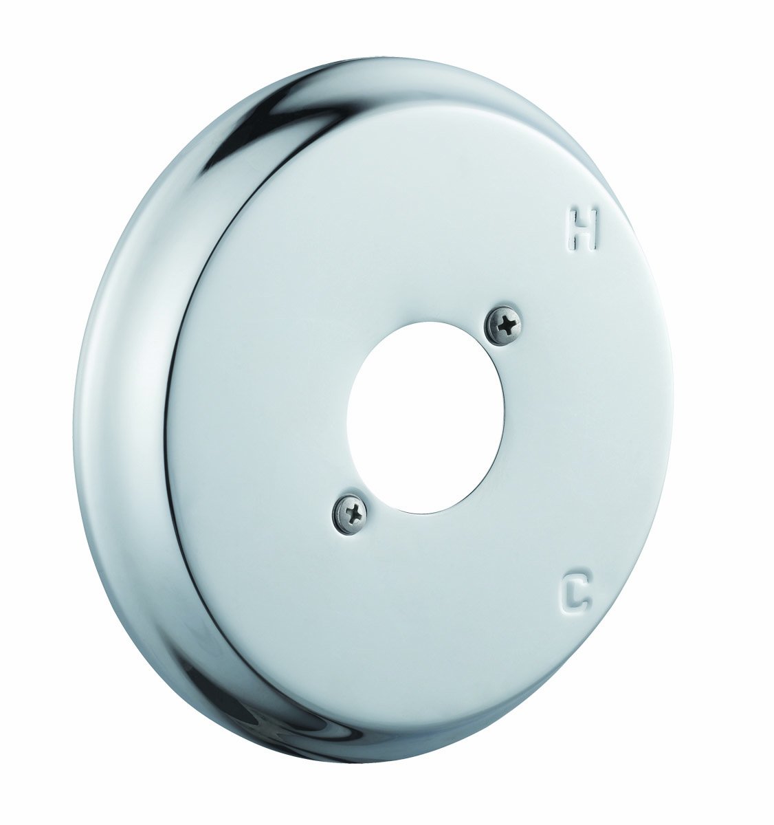 Design House 522797 Shower Escutcheon Plate Kit, Polished Chrome Finish