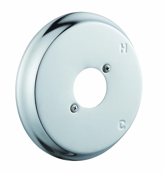 Design House 522797 Shower Escutcheon Plate Kit, Polished Chrome Finish
