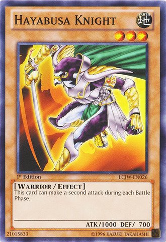 Yu-Gi-Oh! - Hayabusa Knight (LCJW-EN026) - Legendary Collection 4: Joey's World - 1st Edition - Common