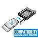 Kingwin SSD/HDD Internal SATA Tray-Less Hot Swap Mobile Rack Cage for Dual 2.5” SSD/HDD. Hard Drive Backplane Enclosure,Support SATA I/II/III & SAS I/II 6 Gbps Performance [Optimized for 2.5” SSD/HDD]