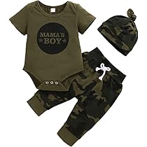 thumbnail image 2 of Newborn Baby Boy Romper Set – Dad + Me Print Long Sleeve Jumpsuit & Hat, 100% Cotton (2-Piece Set) 2 of 9