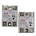 TinaWood 2PCS SSR-25DD Solid State Relay 25A 3-32V DC/5-200V DC (SSR-25DD x2) (DC to AC 40A x2)