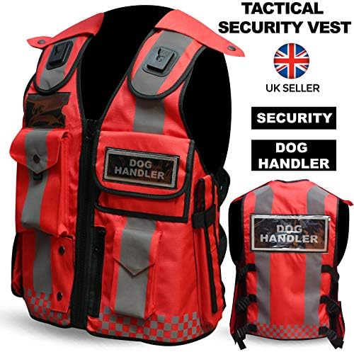 Hi Viz Tactical Vest Dog Handler or Security Badges including High Visibility