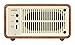 Sangean WR-7WL Wood Cabinet Mini Bluetooth Speaker with FM Tuner and Aux-In Walnut/Wood (Certified Refurbished)thumb 2
