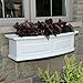 Mayne Nantucket 3-Foot Window Box – Self-Watering, Weather-Resistant Planter for Flowers – Durable Design for Outdoor Use, Perfect for Windows