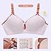 Anmengte Womens Seamless Push Up Nursing Bra Comfort Sleep Maternity Bralette (40, 04 (3 Pack))