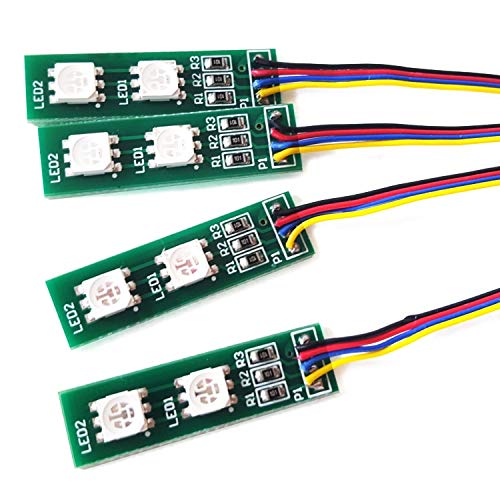 image for Hockus Accessories Night Flying 1 to 4 12V RGB LED Strip Light with Di