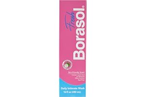 Borasol Fresh 16 oz, Hydrating and Soothing Gel for Intimate Health with Aloe Vera Feminine Care, Odor Control, pH Balance for Women, Ideal for Sensitive Skin, Perfect as Feminine Wash.