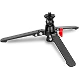 Koolehaoda Desktop Tripod Mini Tripod Universal 3-Foot Monopod Support Base Stand Unipod Support with 3/8" Screw for Monopods