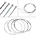 Alomejor 4 Pcs Cello Strings Durable Cello Steel Wire with Nickel-Plated Ball End for Cello Replacement Repairthumb 1