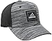 adidas Men's Veteran Stretch Fit Structured Cap, Large/X-Large, Black/Onix Free Run