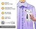 BIZOND Portable Garment Steamer for Clothes, Handheld - Home and Travel Accessories - Compact Mini Steamer Clothing, Fabric, Draperies, Shirt - Safe and Little Handy, Anti-Spill Steamer Iron - (Gray)