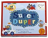 C.R. Gibson Magnetic Play Scene, By Jill Mcdonald, 16 Magnetic Play Pieces, Arrange Pieces On Backdrop Inside The Lid For Hours Of Fun, Ages 3+ -Super Duper