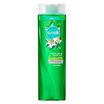 Sunsilk Green Tea & White Lily Shampoo, 370 ml