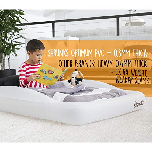 The Shrunks Toddler Travel Bed Portable Inflatable Air Mattress Bed for