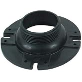 Valterra T05-0782 4" x 3" 1.88" Male Threaded Floor Flange,Black