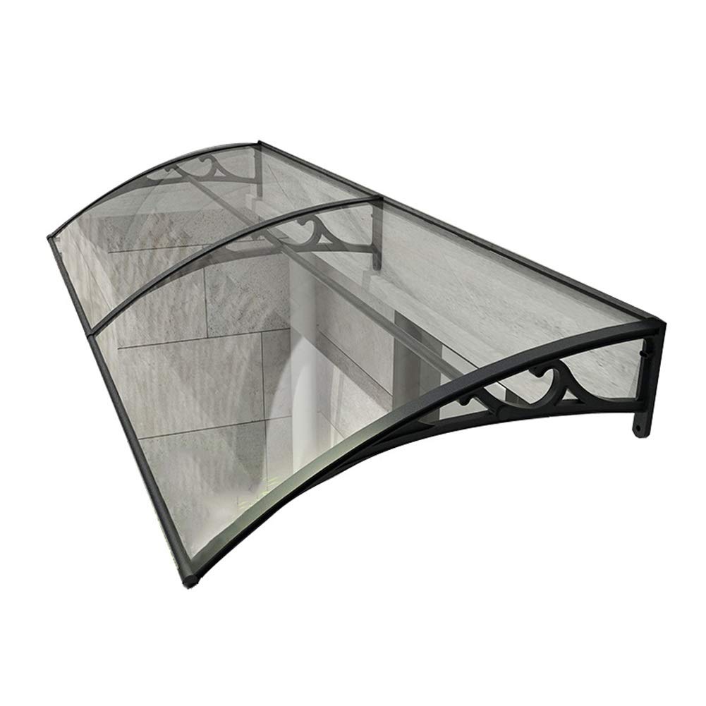 Window Awning Modern Polycarbonate Cover Roof Eaves Awning Canopy Door Window Rain Snow Shelter Weat