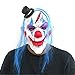 Halloween Latex Adult Killer Clown Mask with Hair,Halloween Costume Party Props Masks