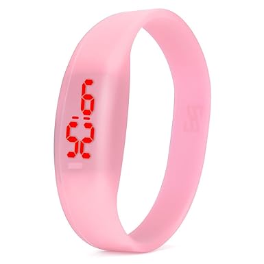 Y56 Unisex Uhr Digital LED Silikon Armband Armbanduhr