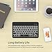 iClever Universal Wireless Keyboard with LED Backlight 7-Colors, Built-in Rechargeable Battery, Quiet Typing Portable Slim Bluetooth Keyboard for Windows, iOS, Mac, Other Tablets and Smartphones