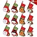 JoyLionKay Cute Christmas Mini Stocking 6-1/4