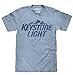 Keystone Light Logo T-Shirt-X-Large,Light Blue Heather