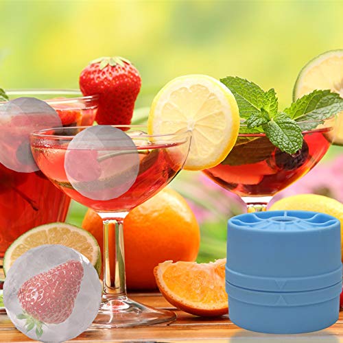 Ice Cube Tray, Diamond Ball Shape Ice Trays Foodgrade Silicone Ice