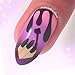 Whats Up Nails - Dripping Nail Stencils Stickers Vinyls for Nail Art Design (1 Sheet, 36 Stencils)