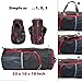 IGRU Sport Convertible Black Duffle Backpack for Active Men with Free Laundry Bag - 22 Inch