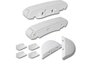 WADOY 2024 𝙐𝙥𝙜𝙧𝙖𝙙𝙚 AXV417WHP Pool Cleaner Pod Swing Kit,AXV604WHP Front and Rear Bezels, White AXV414P Pod Shoes Compatible with Hayward Navigator Pool Vac Ultra Pool Cleaner Parts