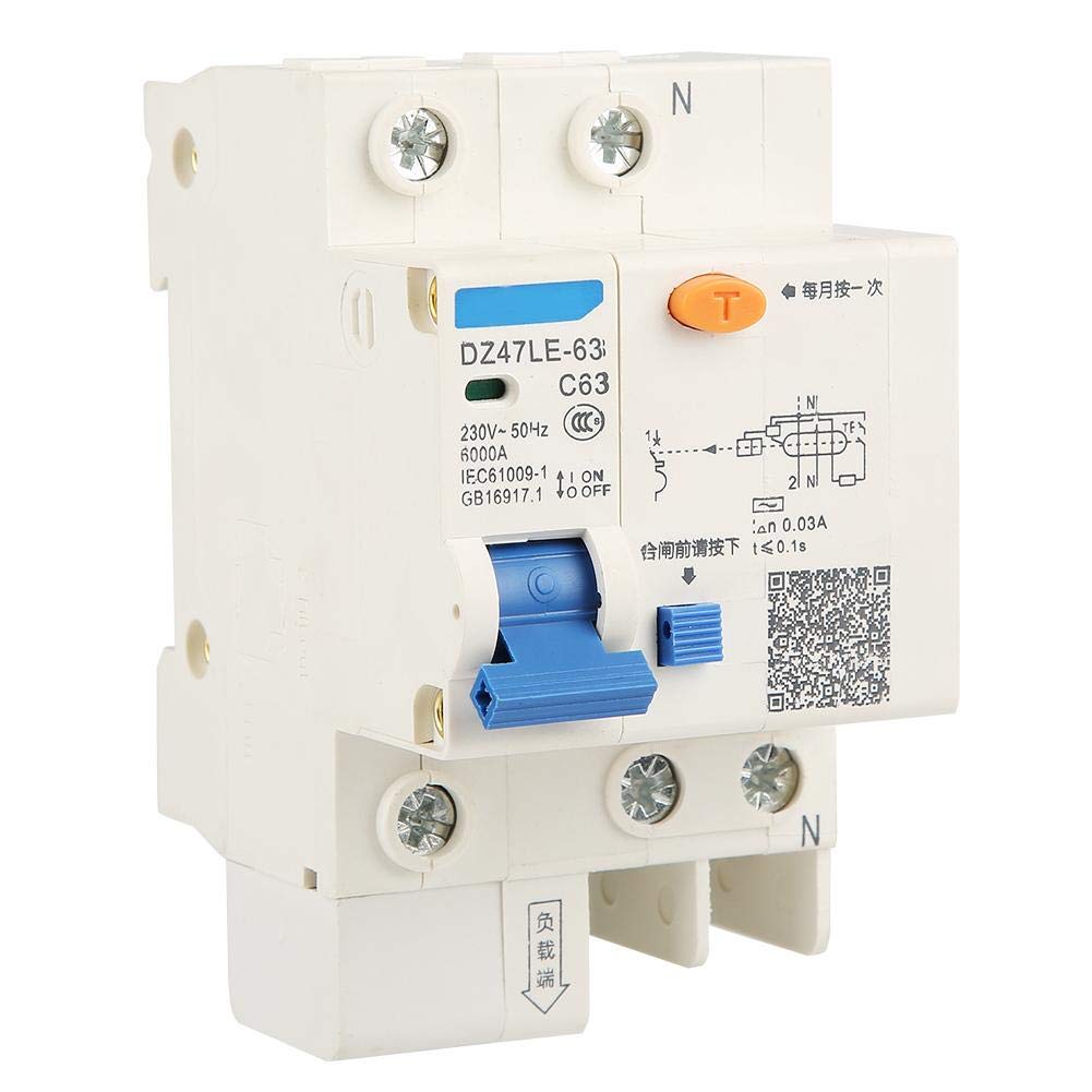 Residual Current Circuit Breaker (RCCB) 230V 63A 30mA for Home and Industrial Use -漏电保护开关