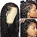 (60cm, Natural Color) - Suerkeep 8A Deep Wave Brazilian Virgin Lace Front Wig 150% Density Unprocessed Remy Glueless Human Hair Lace Front Wigs With Baby Hair (22, Natural Colour)
