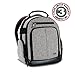USA GEAR Portable Camera Backpack for DSLR with Customizable Accessory Dividers, Weather Resistant Bottom and Comfortable Back Support - Compatible with Canon, Nikon, Sony, Fujifilm, and More (Gray)