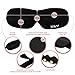 Sleeping Mask - Eye Mask for Women and Men - Black Sleep Mask for Comfort Sleeping - Relaxing Sleep Mask - Adjustable Sleep Mask - Sleep Mask for Women - Night Sleep Mask - Sleeping Mask for Adults