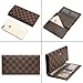 Wallets for Women Leather Trifold Clutch Checkbook Purse RFID Blocking with Credit Card Holder Organizer (Brown)