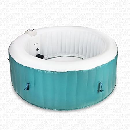 AQUAPARX Whirlpool AP-800SPA *rund Ø 180cm* Pool 4Personen Wellness Spa Whirlpoolzubehör Badewanne Wanne 4P Indoor Outdoor He