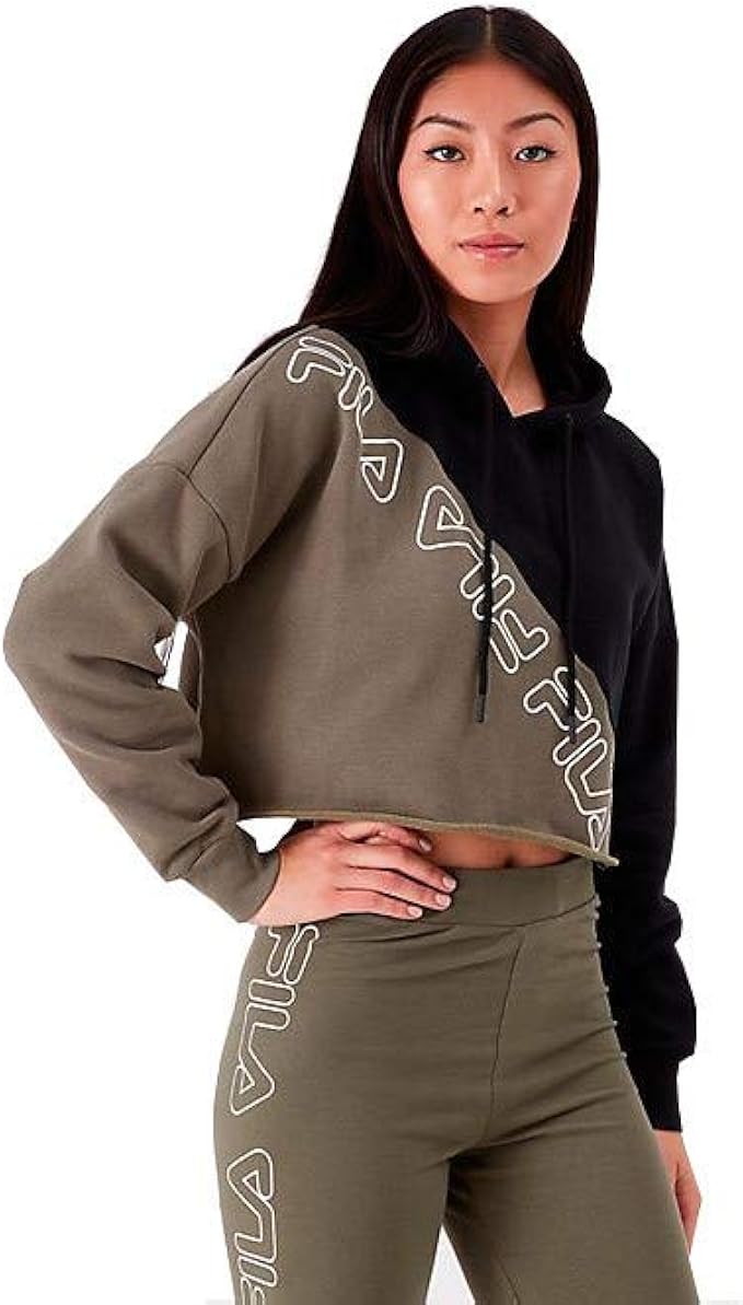 fila hoodie womens green