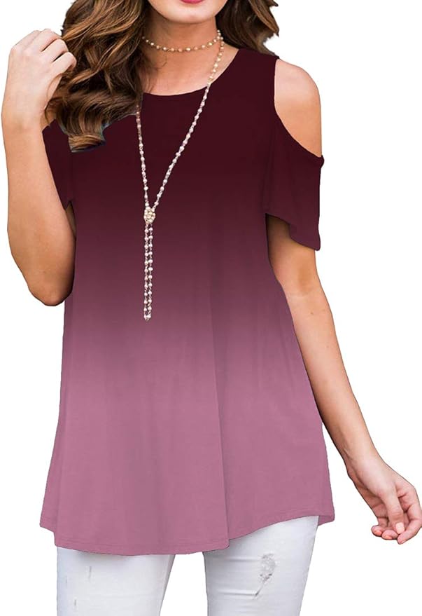 leopard one shoulder top