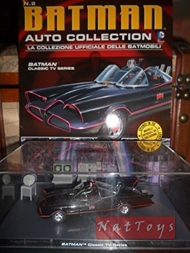 Batman Car BatMobile CLASSIC TV SERIES Modellino Film DIE CAST 1:43 MODEL +fas.