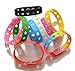 8 Pcs 8 Colors Adjustable Jibbitz Croc Wrist Bracelet Band Party Gifts