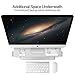 iQunix Spider Thick Aluminum Monitor Stand Computer Riser Silver Holder for Monitor / Laptop / iMac / MacBook / PC with Keyboard Storage Largethumb 3