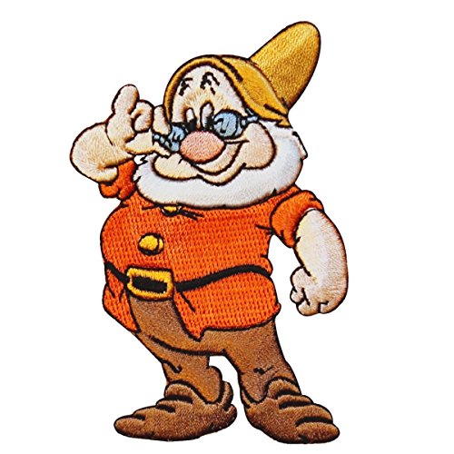 Dwarf Doc Patch Snow White Seven Dwarfs Disney Craft Apparel Iron On Applique