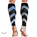 Rikedom Sports Calf Sleeves Guard Socks,Black,Large