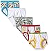 DreamWorks Little 5 Pack Boys Brief, Captain Underpants Multi, 4
