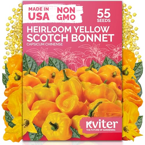 Yellow Scotch Bonnet Heirloom Seeds