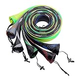 SF Casting/Spinning Fishing Rod Socks Braided Mesh Rod Sleeve Cover Protector Pole Gloves 7-1/4ft -8ft