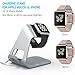 Apple Watch Stand & iPhone 6 Dock: Stalion 2in1 Desktop Charging Station Aluminum Body Universal Cradle Holder for Apple Watch Sport Edition & iPhone 6 6s 7 Plus (Space Gray)
