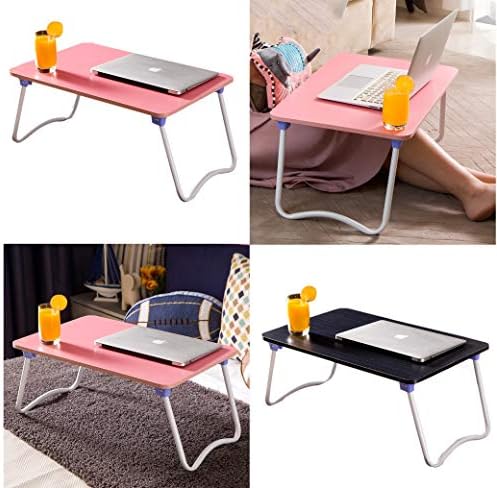 Three Secondz Portable Large Lap Desk/Tray with Foldable Metal Legs ~ Random Color/Design